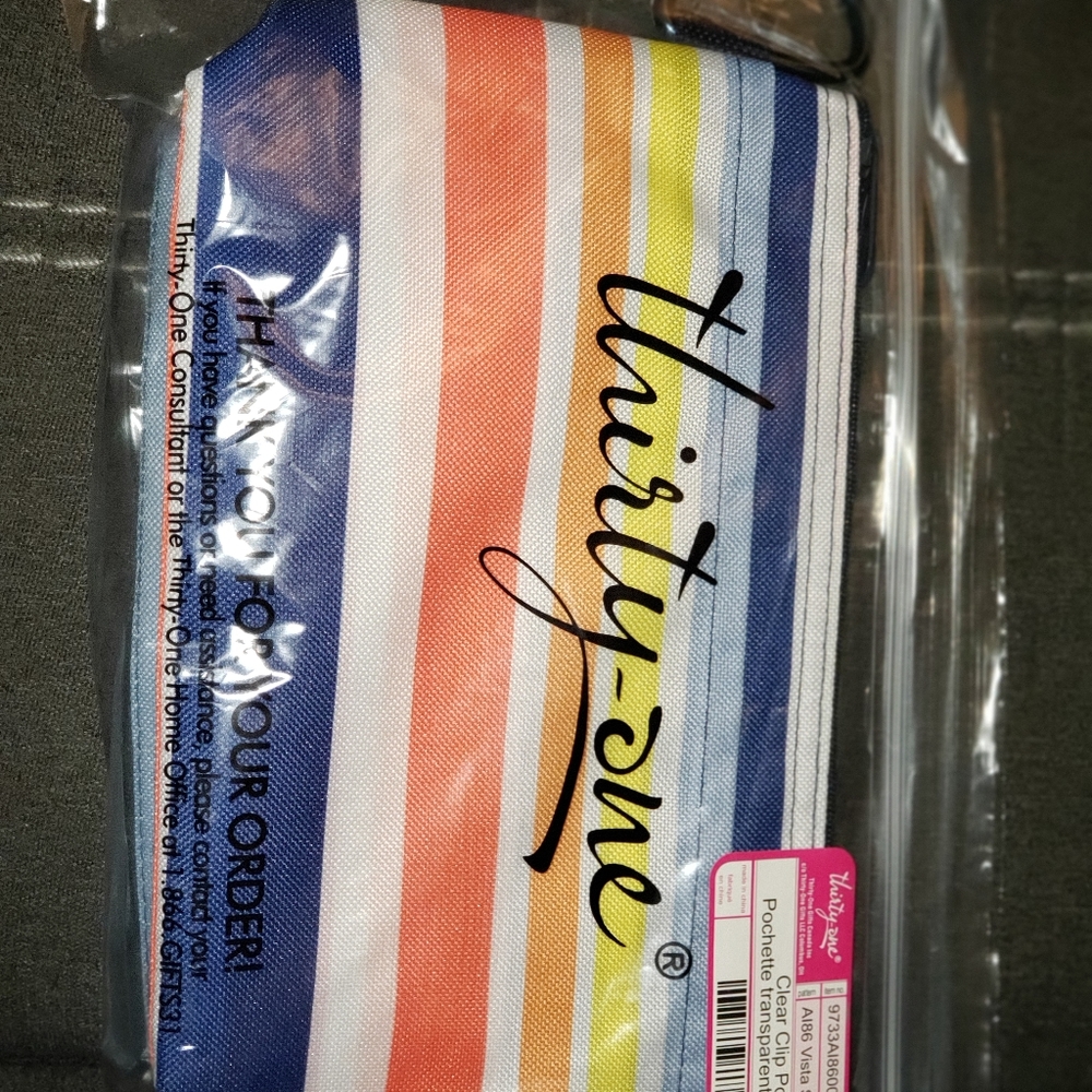 Thirty-one Clear Clip Pouch
